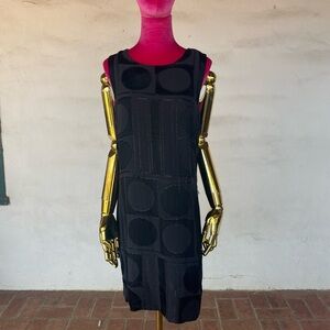 Banana republic silk black dress